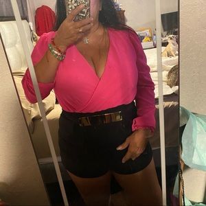 Agaci two-toned long sleeve romper